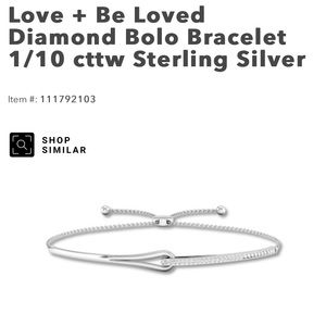 Love + Be Loved Diamond Bolo Bracelet